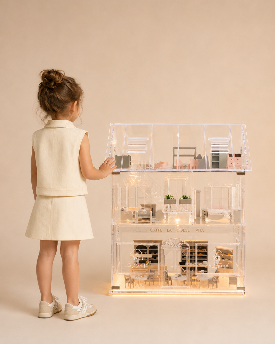 Crystal Rome – Limited Edition Luxury Plexiglass Dollhouse