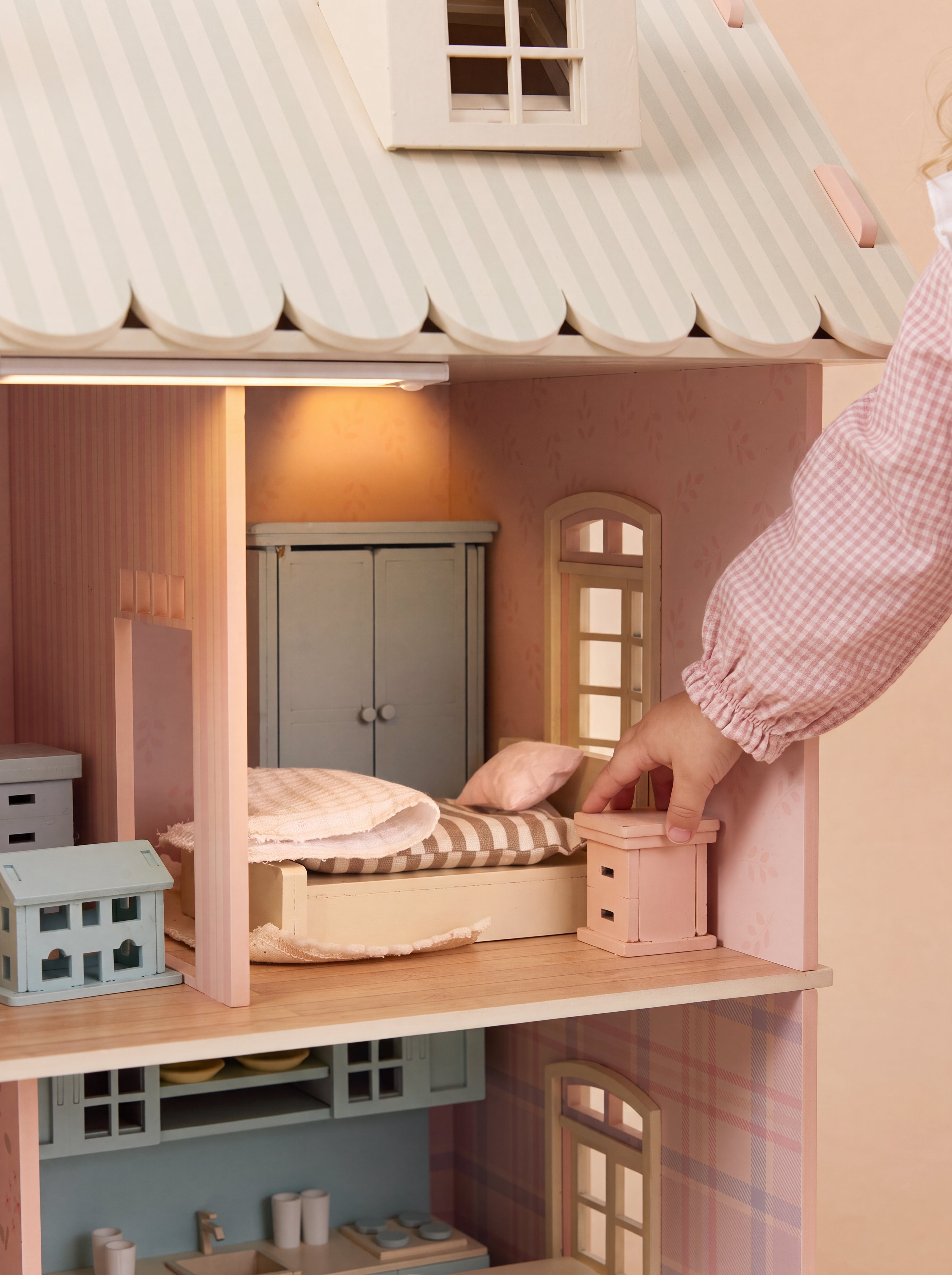 House of Nice – French Riviera Handcrafted Wooden Dollhouse