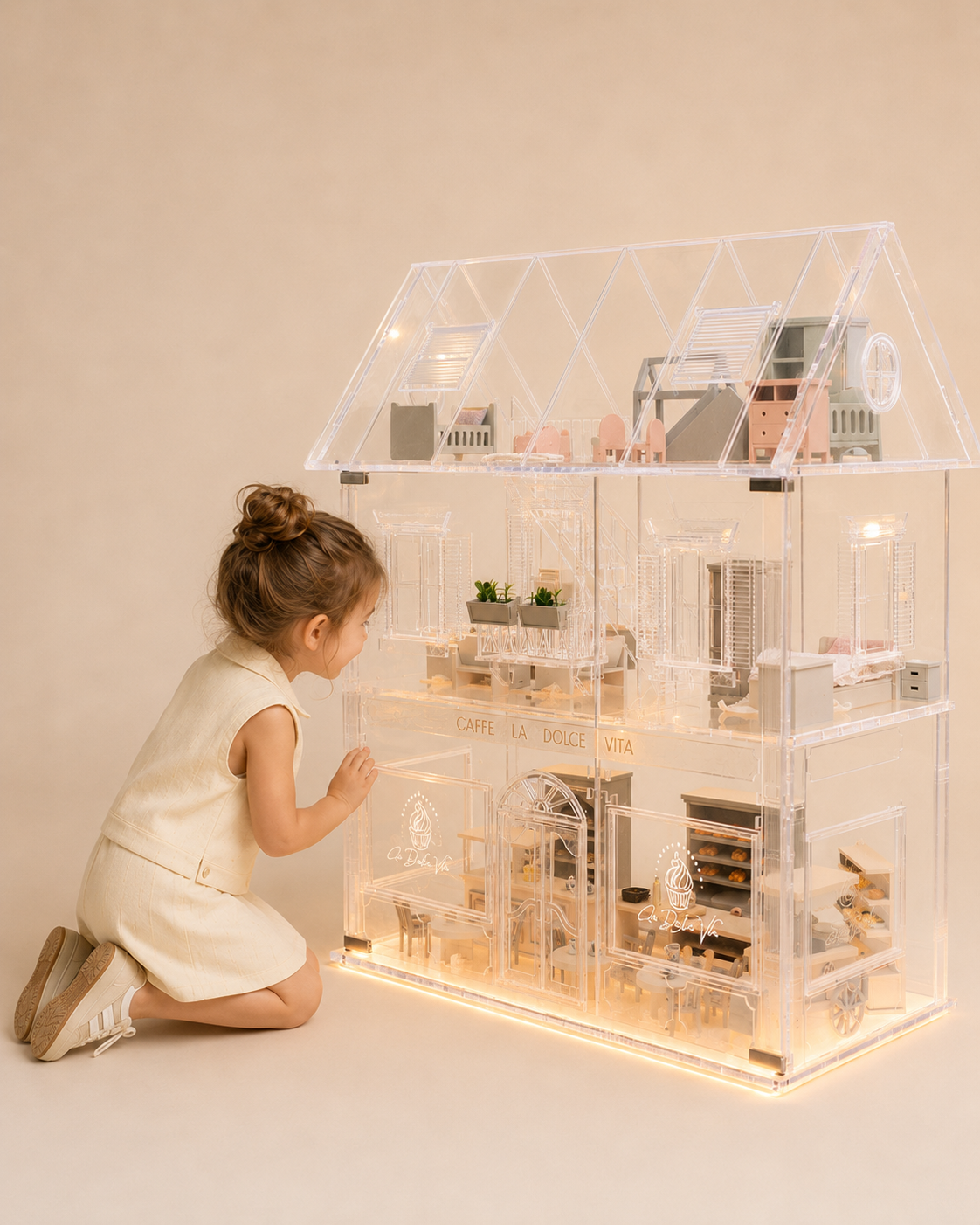 Crystal Rome – Limited Edition Luxury Plexiglass Dollhouse