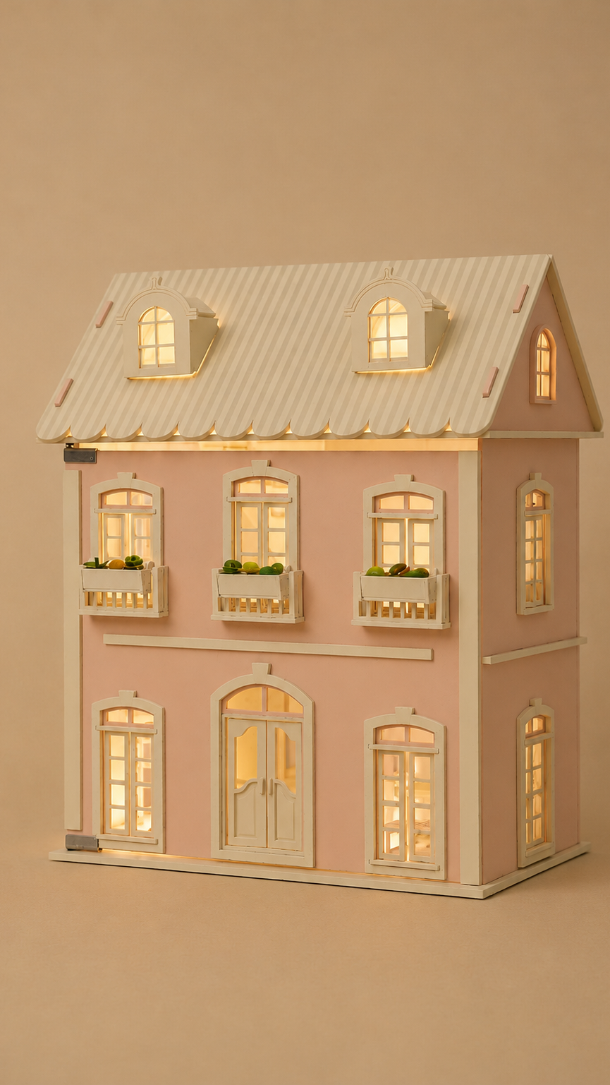 House of Nice – French Riviera Handcrafted Wooden Dollhouse