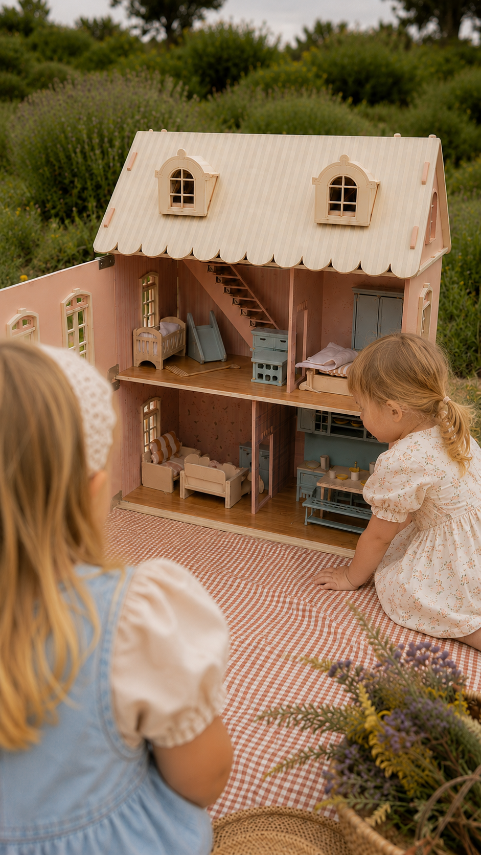 House of Nice – French Riviera Handcrafted Wooden Dollhouse