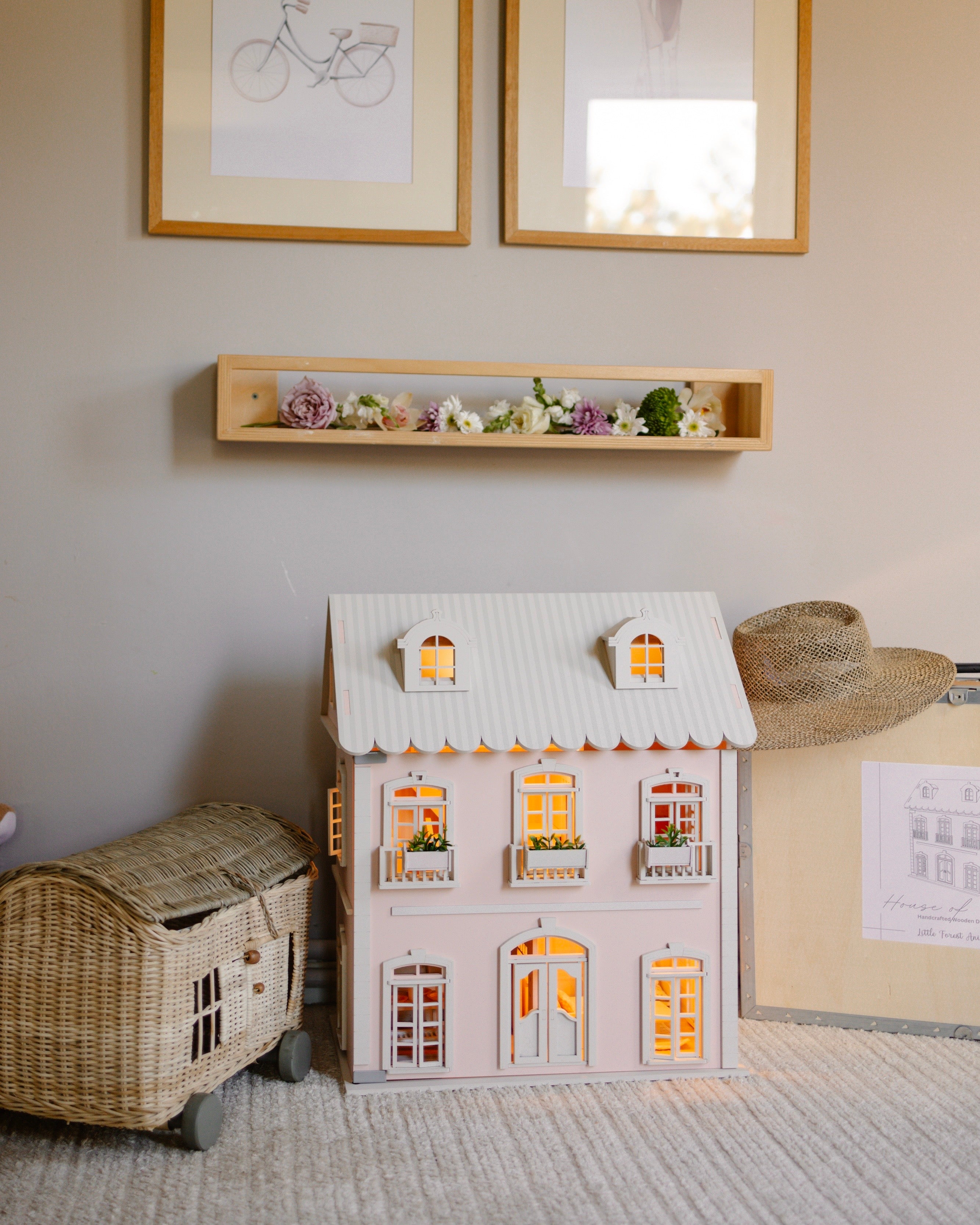 House of Nice – French Riviera Handcrafted Wooden Dollhouse