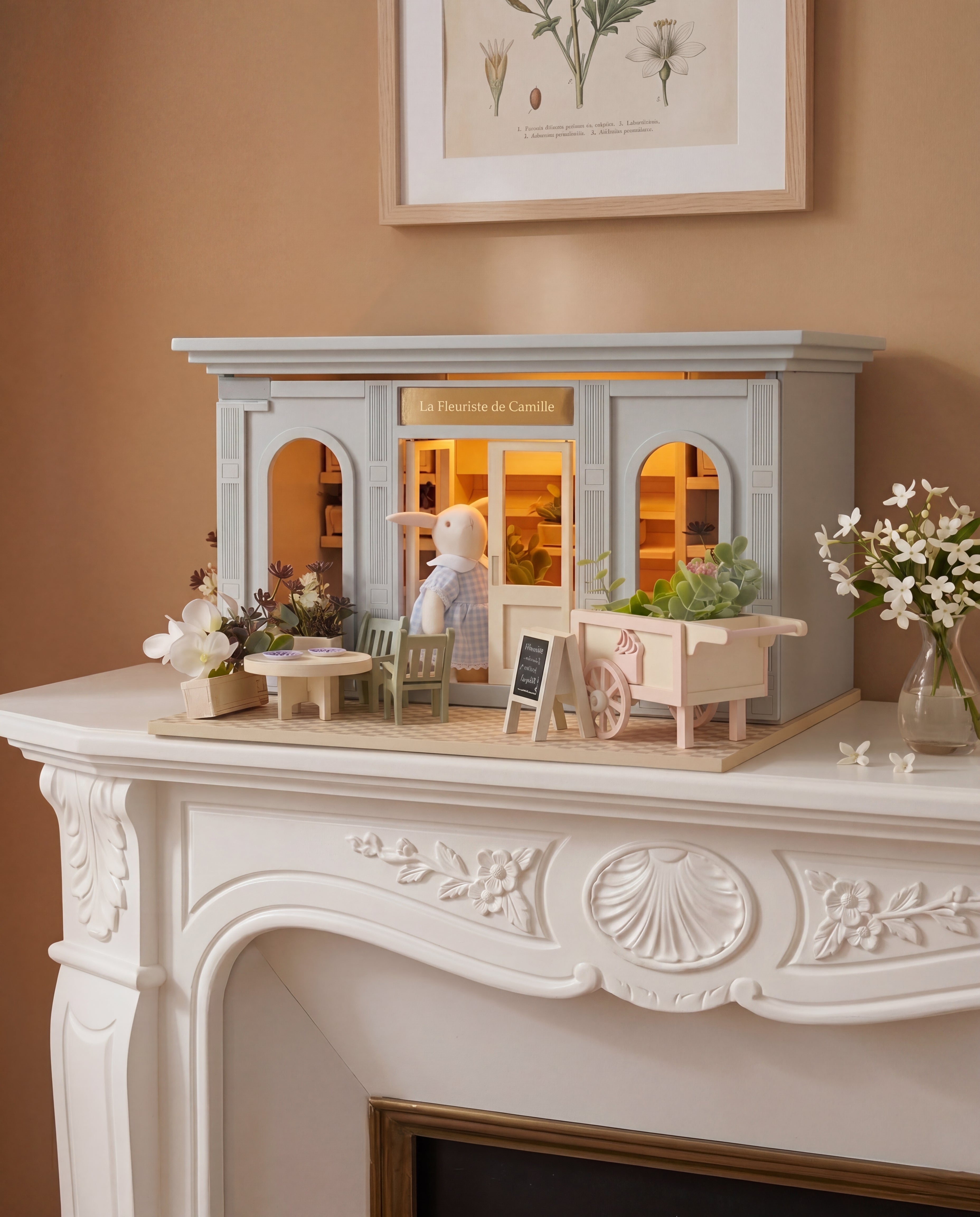 La Fleuriste de Camille – Wooden Flower Shop by Little Forest Animals