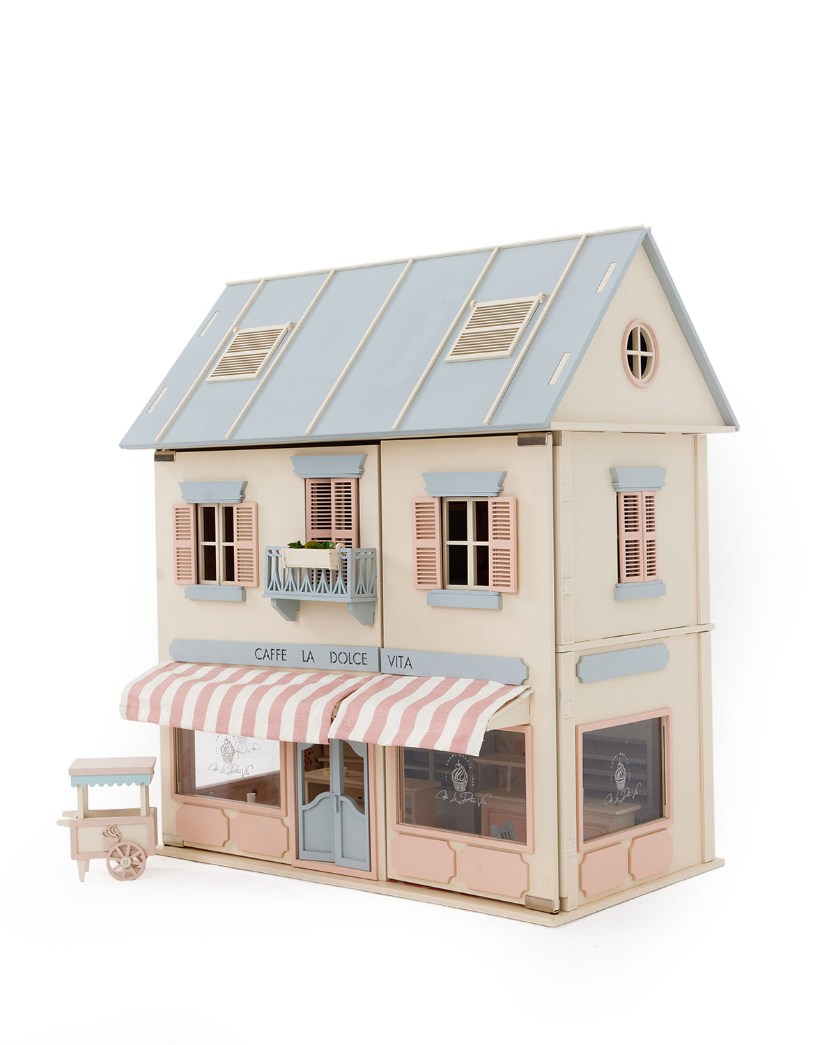 House of Rome – Italian Style Dollhouse with Café & Bakery