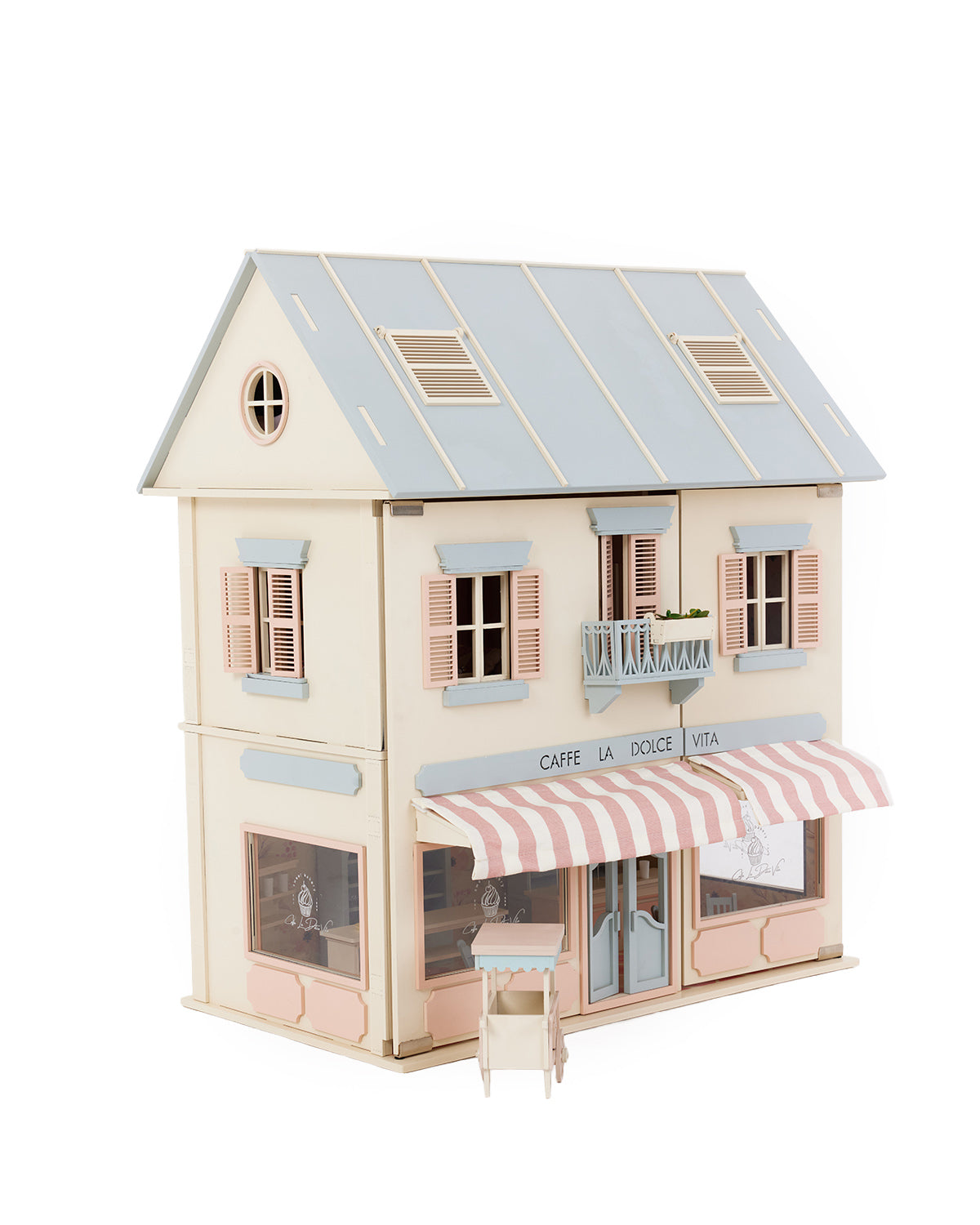 House of Rome – Italian Style Dollhouse with Café & Bakery