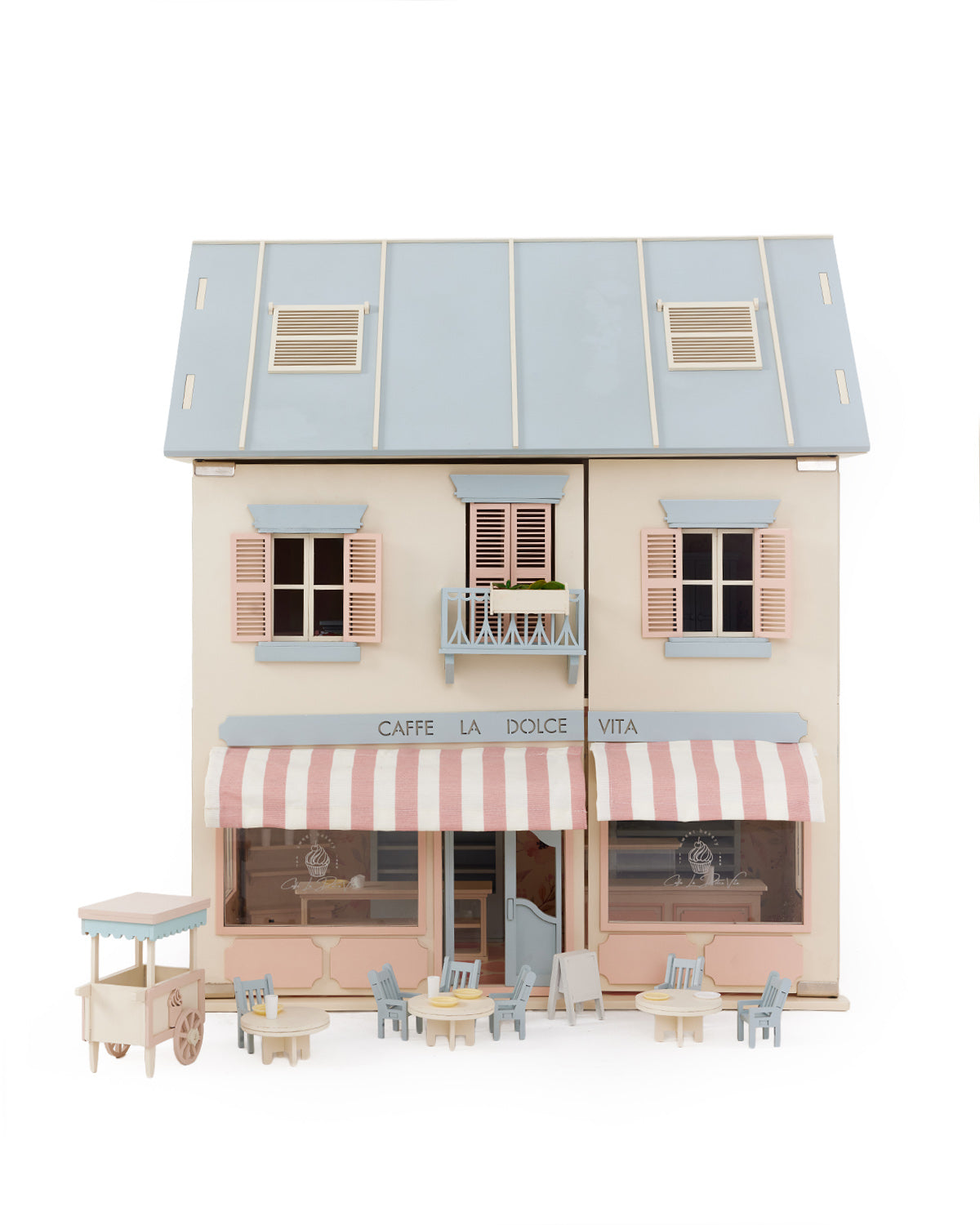 House of Rome – Italian Style Dollhouse with Café & Bakery