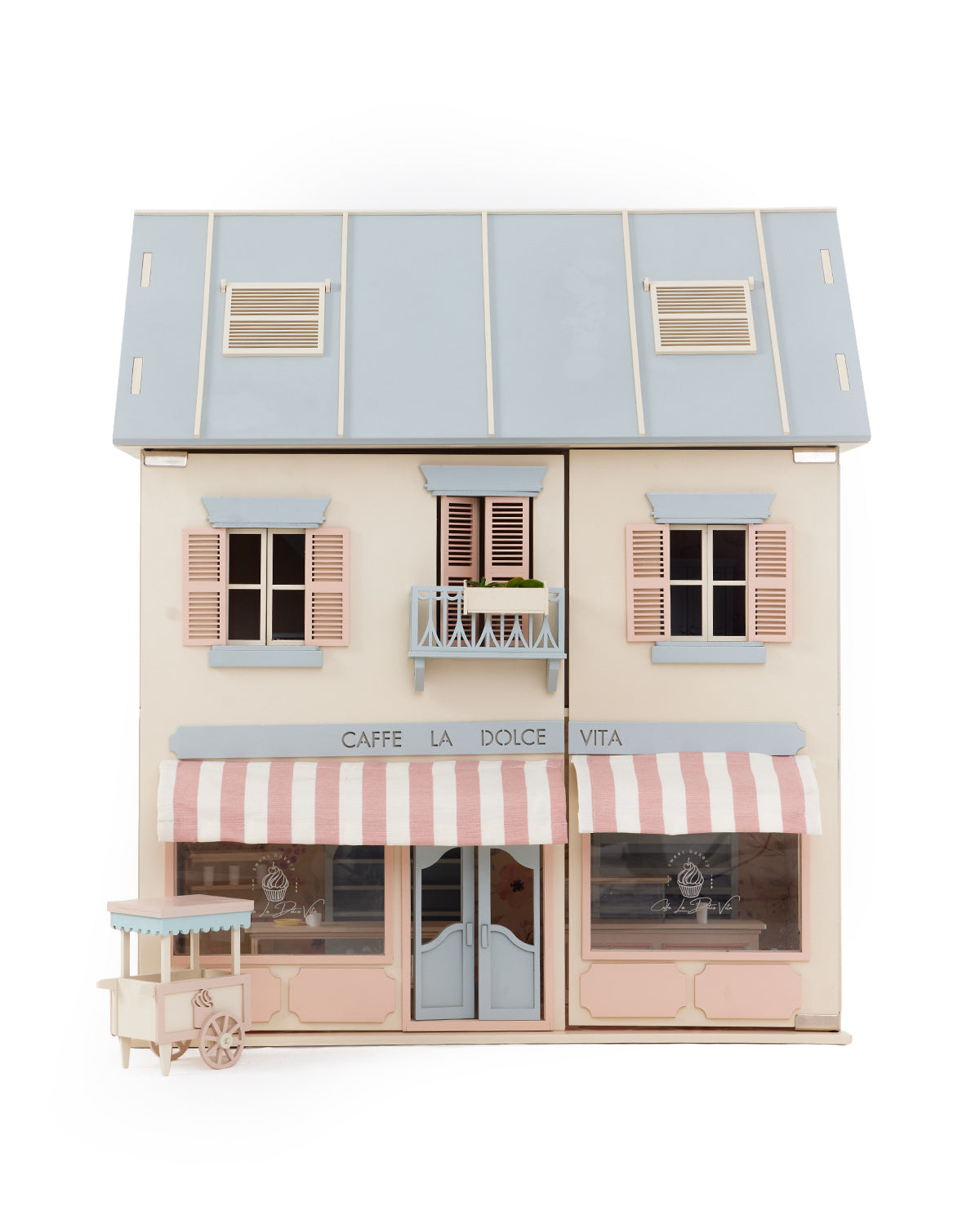 House of Rome – Italian Style Dollhouse with Café & Bakery