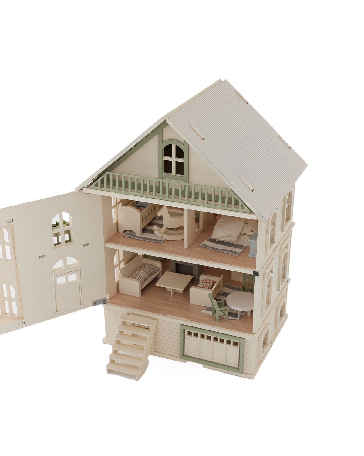 House of San Francisco – Luxury Wooden Dollhouse for Timeless Play