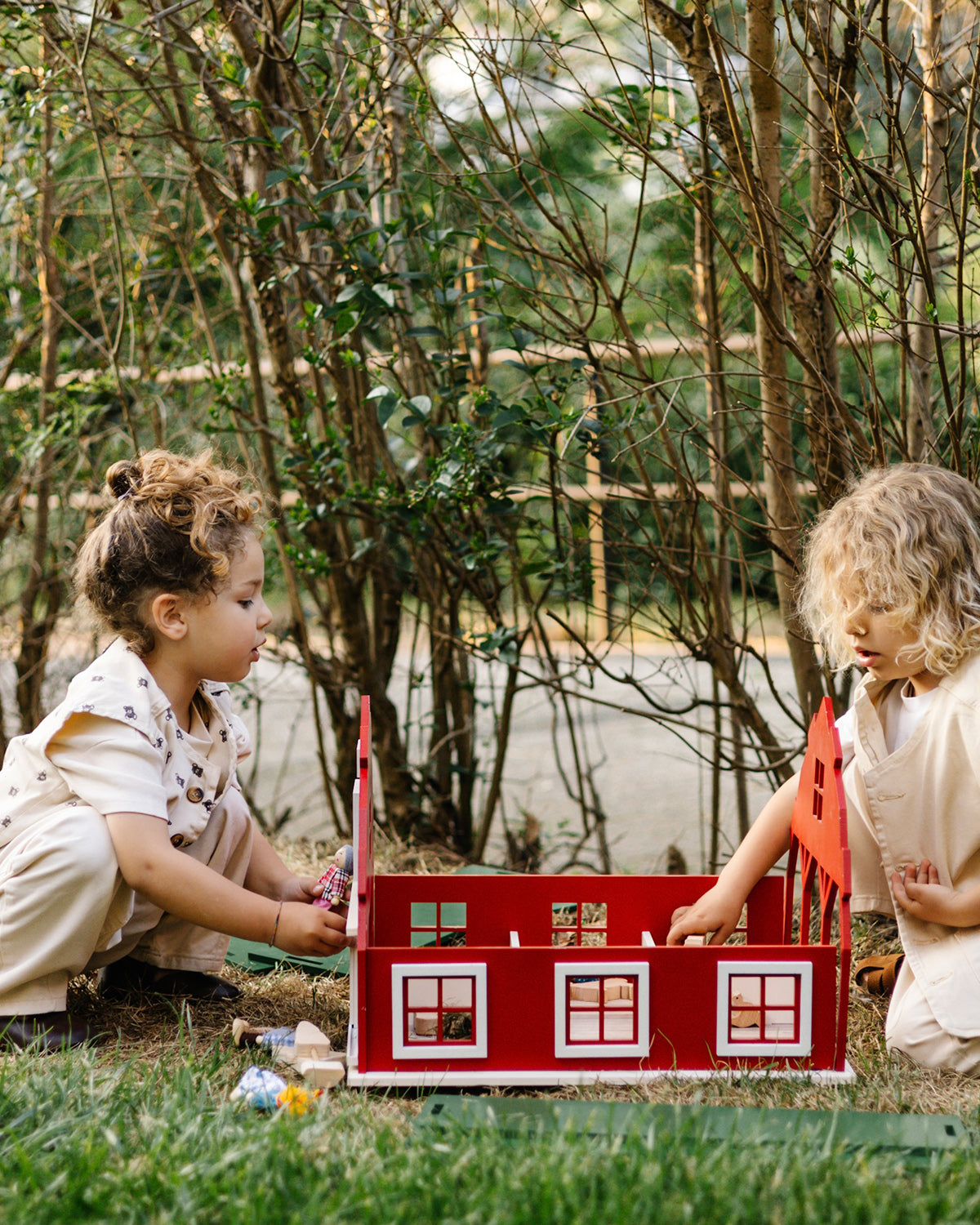 The Dutch Barn Wooden Dollhouse