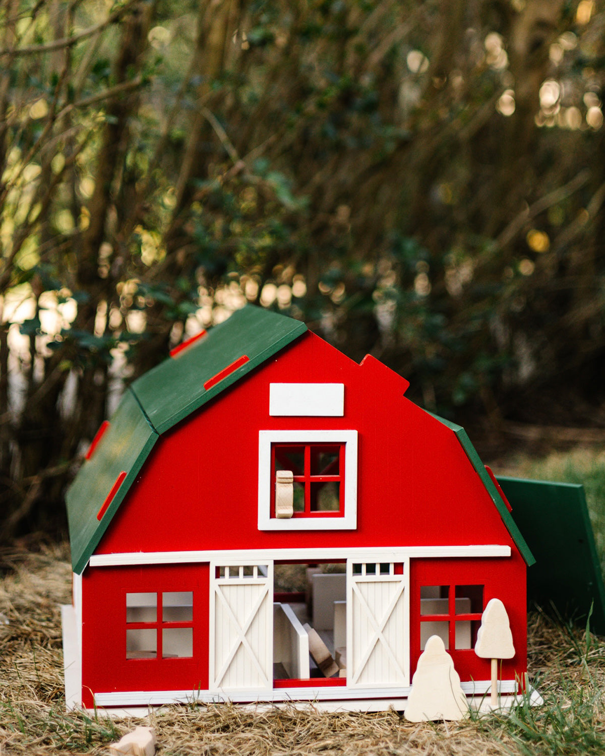 The Dutch Barn Wooden Dollhouse