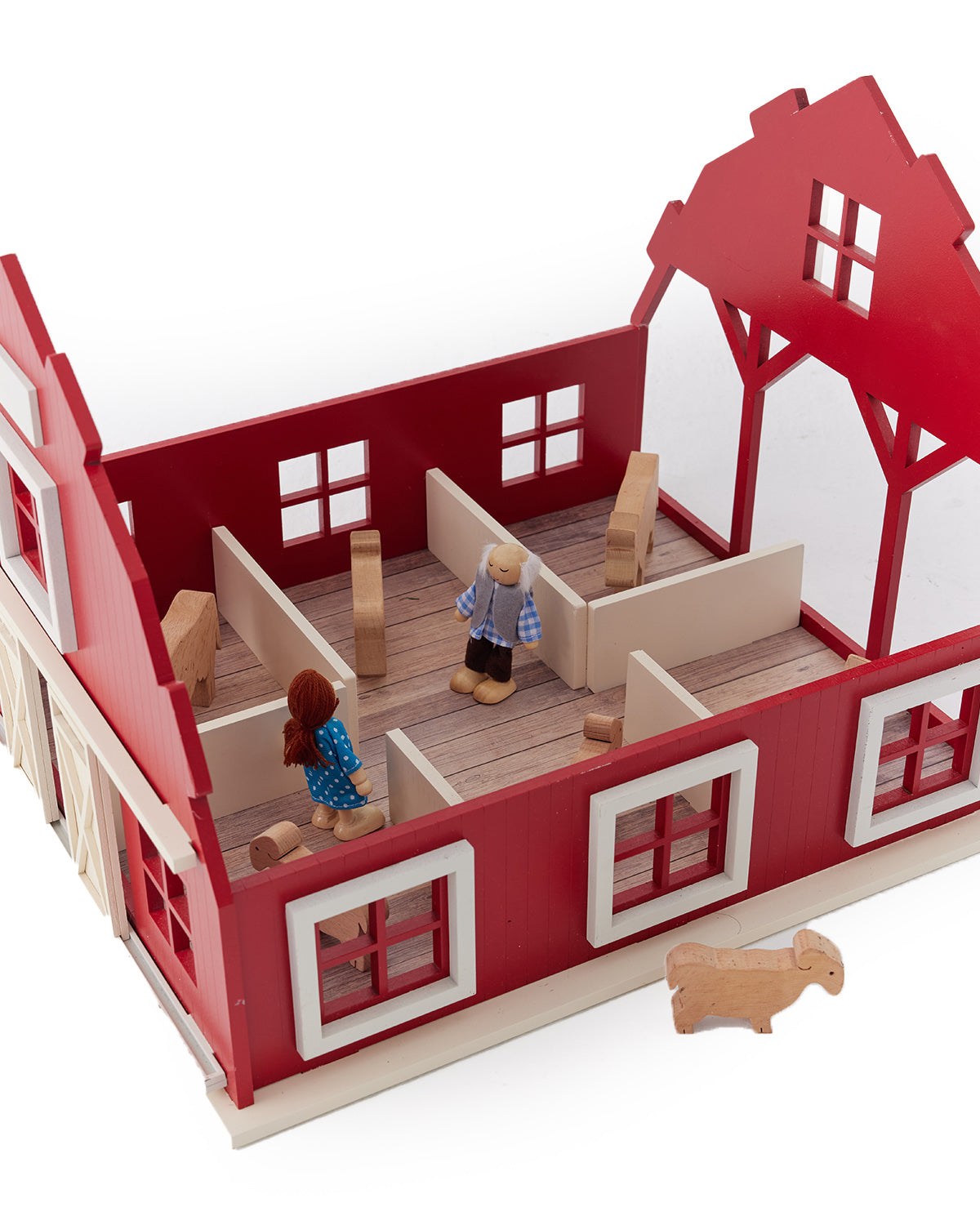 The Dutch Barn Wooden Dollhouse