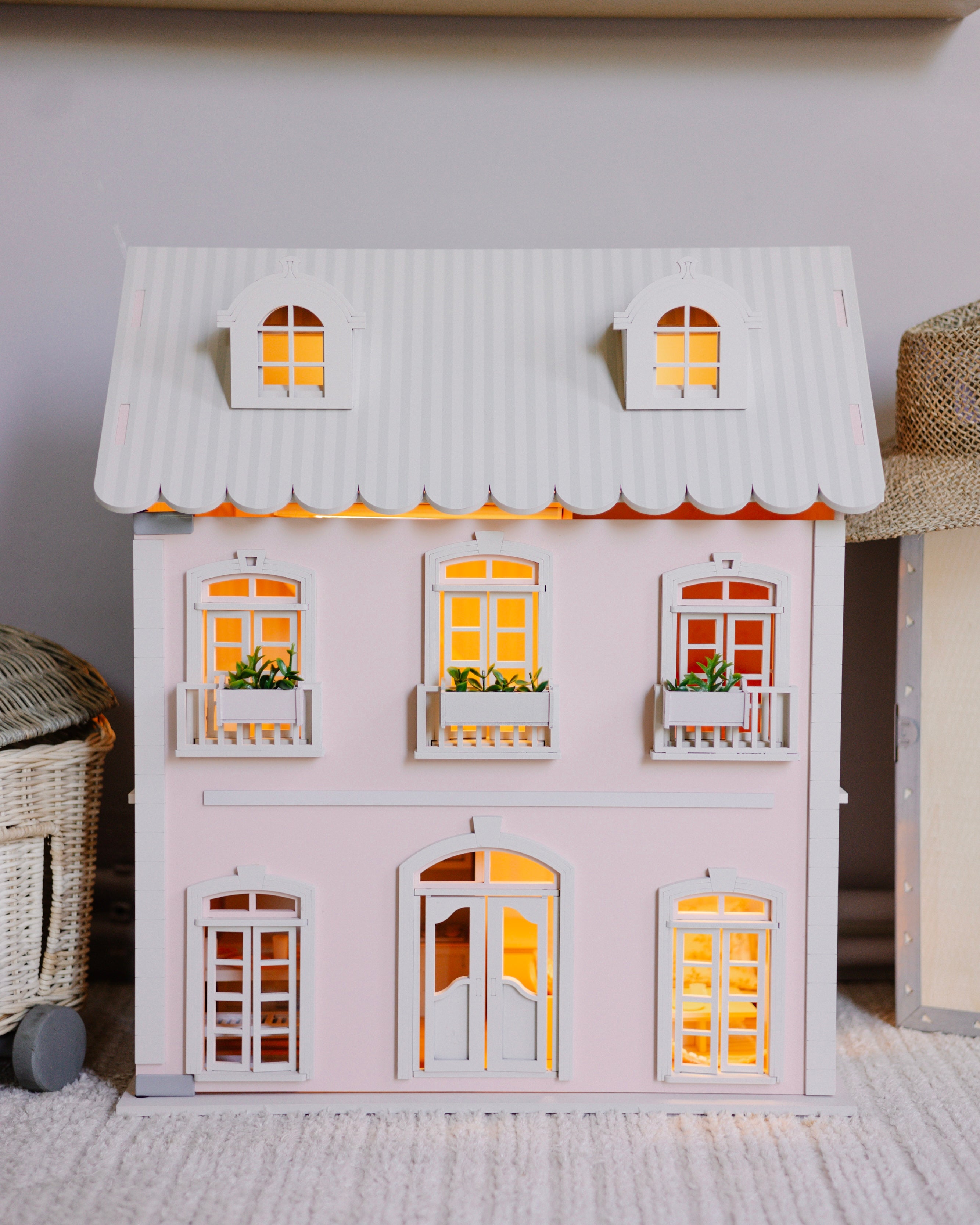 House of Nice – French Riviera Wooden Dollhouse for Kids