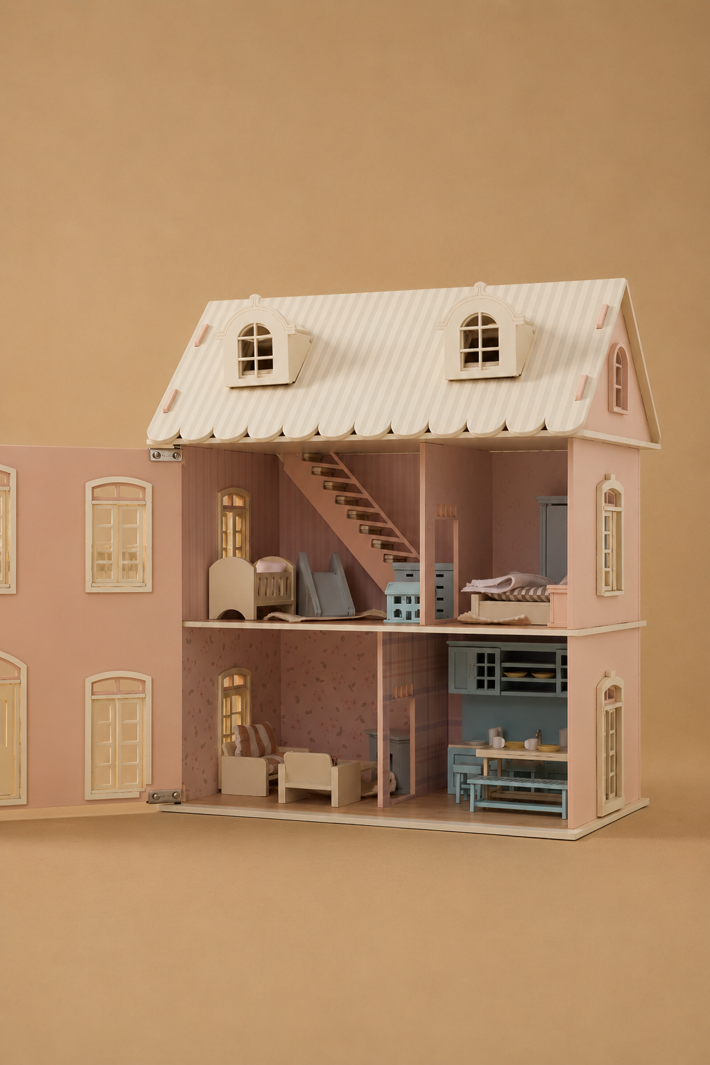 House of Nice – French Riviera Handcrafted Wooden Dollhouse