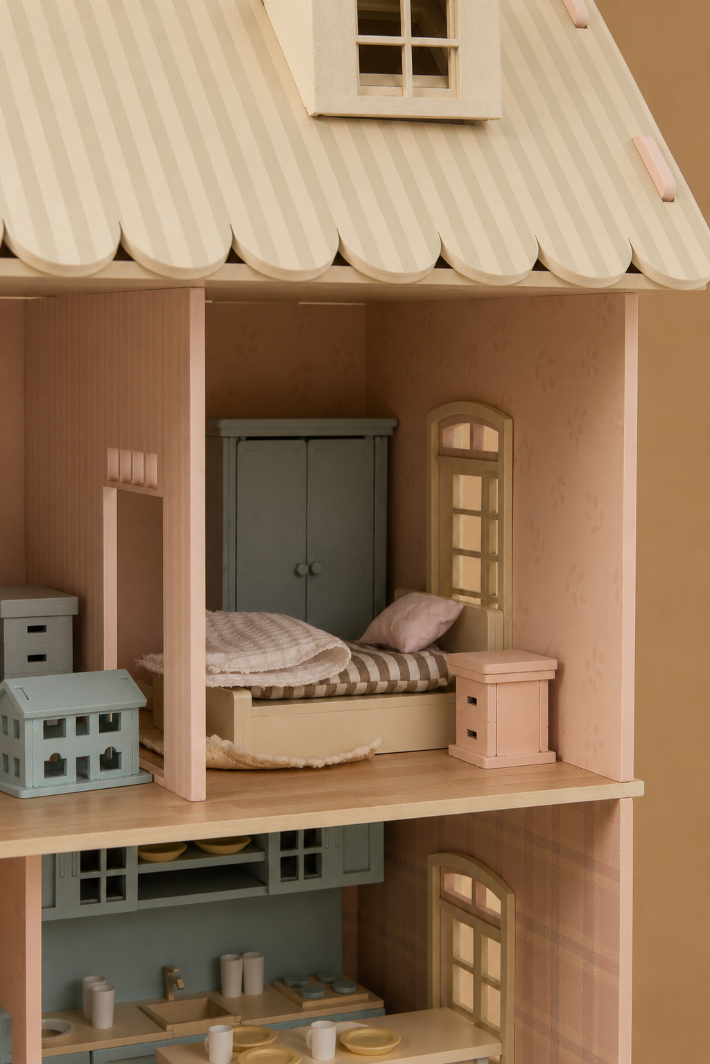 House of Nice – French Riviera Handcrafted Wooden Dollhouse