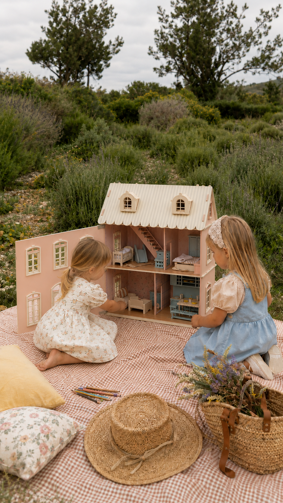 House of Nice – French Riviera Handcrafted Wooden Dollhouse