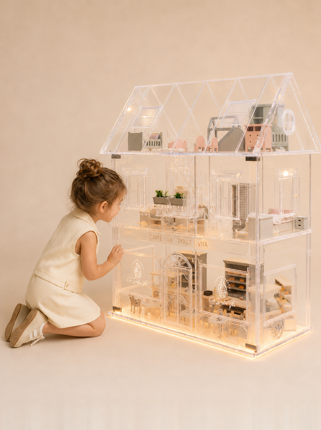 Crystal Rome Collector's Edition displayed with illuminated interiors.