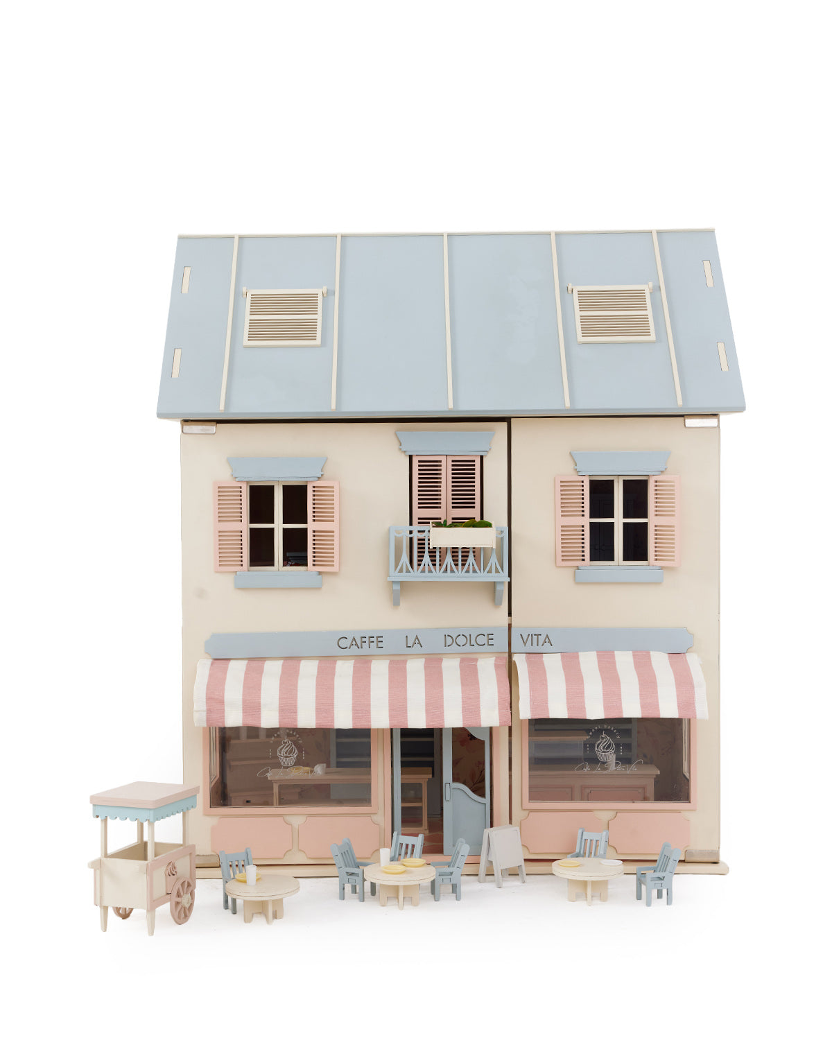 House of Rome – Italian Style Dollhouse with Café & Bakery
