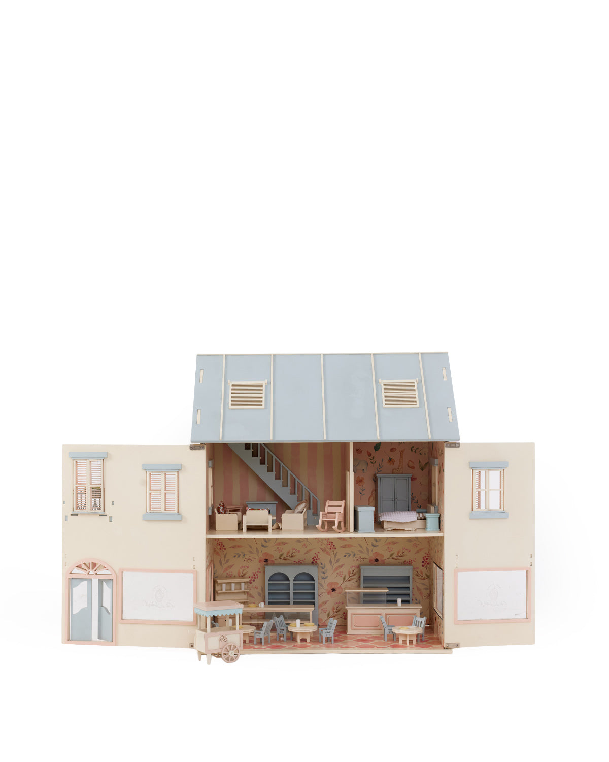 House of Rome – Italian Style Dollhouse with Café & Bakery