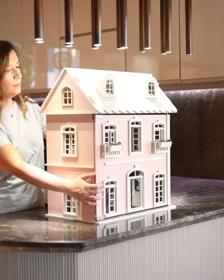 House of Nice – French Riviera Wooden Dollhouse for Kids
