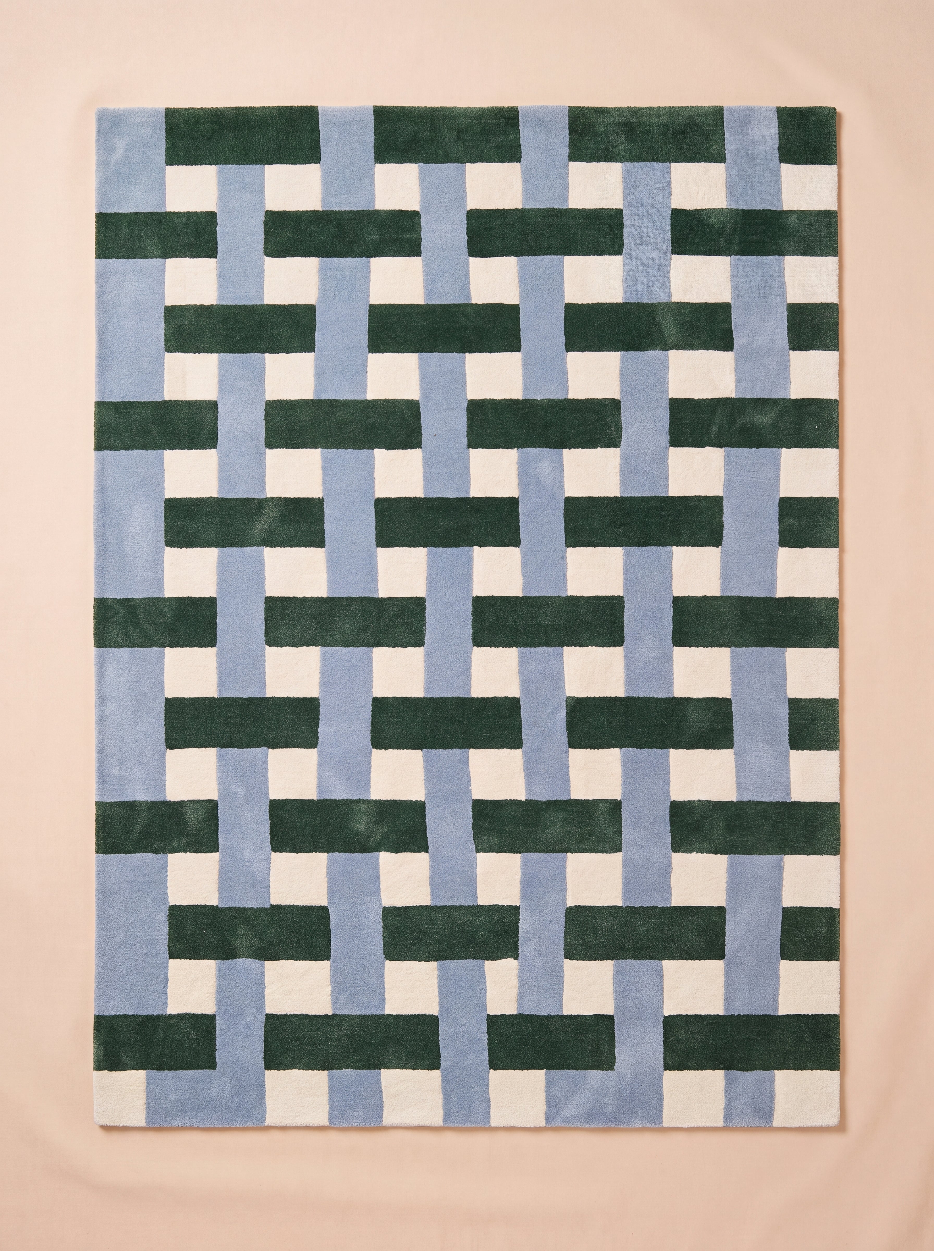 Full view of The Weave rug.
