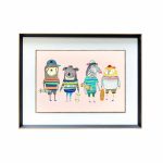 Four Skaters Friends