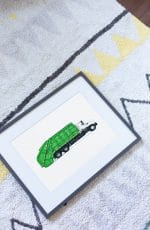 Green Garbage Truck - Image 2