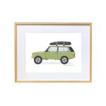 Green Range Rover