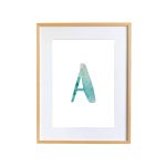 Turquois Letters