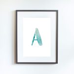Turquois Letters - Image 3