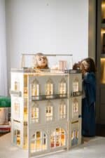 our-story Paris Dollhouse featuring French architectural details