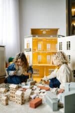 handcrafted four-story Paris Dollhouse featuring French architectural details