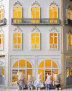 our-story Paris Dollhouse featuring French architectural details